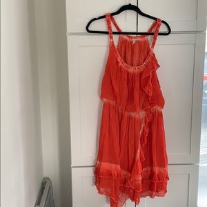 COPY - Free People Orange Tye Dyed Dress